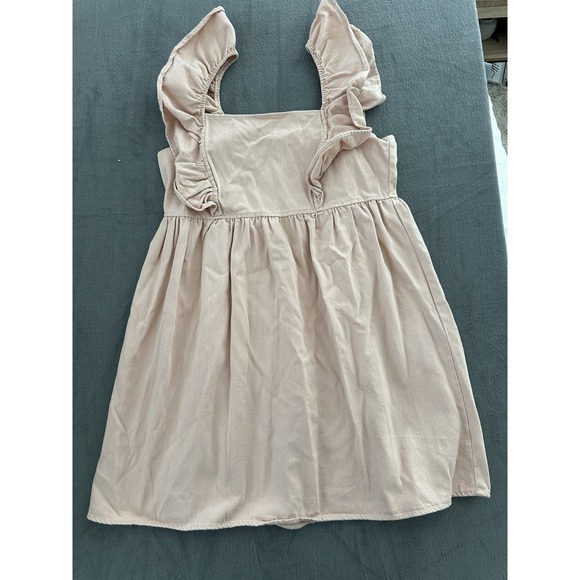 Gilli NWT Pink‎ Denim Ruffle Strap Sleeveless Dress Women's Size M 0055 - Picture 1 of 4